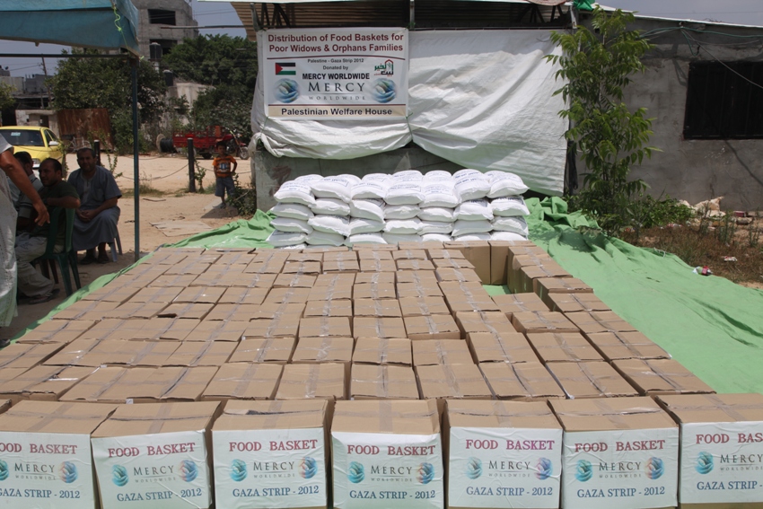 Palestine Food Distribution June 2012